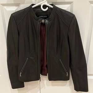 Andrew Marc leather jacket size small